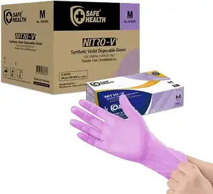 Dövme eldiven nitril OEM fabrika toptan tek kullanımlık toz tek kullanımlık eldiven için mükemmel kalite nitril sınav eldiven