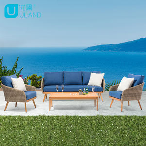 Uland-funda de tela sólida Multicolor, sofá de salón impermeable, juego de sofá de aluminio para exteriores - Product Image 1