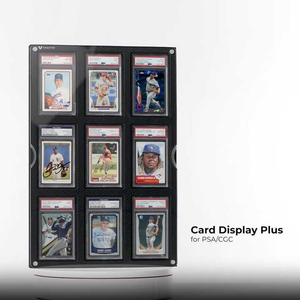 Insert en mousse EVA en fibre de carbone à 9 emplacements pour <span class=keywords><strong>cartes</strong></span> à collectionner de sport Présentoir mural pour <span class=keywords><strong>Psa</strong></span> Sports et Pokémon - Product Image 6