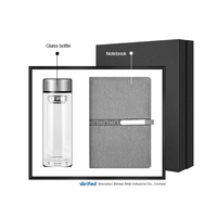 Ensemble cadeau d'affaires promotionnel avec carnet A5 de luxe, kits d'entreprise personnalisés, marquage et logo sur mesure