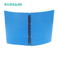 Carnet de notes spirale de luxe A4 A5 écologique pour sublimation, avec couverture plastique, personnalisable, pour objectifs et agenda, vente en gros Subbank