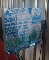 Écran LED rond extérieur P2.5, étanche, haute luminosité, écran mural suspendu, écran publicitaire, moniteur 50 cm