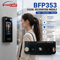 Módulo de Reconocimiento Facial Fuera de Línea BFP353 con Binoculares, Cámara Biométrica de Doble Lente, Sistema Operativo Linux para Control de Acceso con Cerradura Inteligente