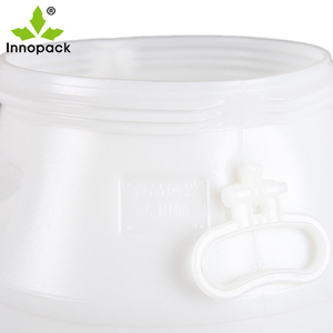 Fûts en plastique <span class=keywords><strong>bleu</strong></span> HDPE de 50 L avec <span class=keywords><strong>couvercle</strong></span> fileté et poignée - Product Image 5