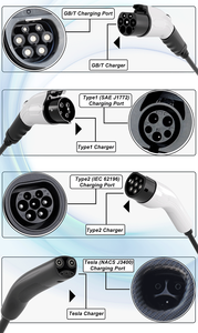 Trung Quốc bán buôn xe điện nhanh Trạm Sạc 16A 32A 7kW Type1 type2 gbt xách tay EV sạc cho Tesla cho Ford BYD - Product Image 5
