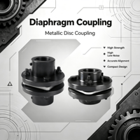 Accouplement à diaphragme SFS JM, couple élevé, acier résistant à la corrosion, compensation de décalage, large gamme d'applications, efficacité, OEM