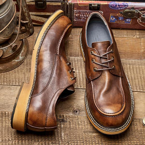 Zapatos casuales retro de estilo inglés de cuero genuino de alta calidad-versión coreana zapatos de cuero de alta calidad para hombres de moda - Product Image 4
