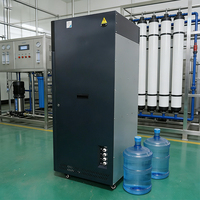 Purificador de Agua EDI de Doble Ósmosis Inversa de 400 GPD con Bomba y PLC para Pequeñas y Medianas Empresas, Control Totalmente Automatizado, Certificado CE, Filtro de 20 Pulgadas
