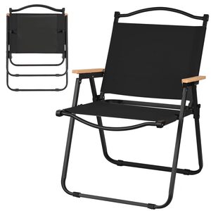 Factory Price <b>Cheap</b> Metal <b>Frame</b> High Quality Lightweight Portable Travel Folding Compact Camping Chair - Product Image 1