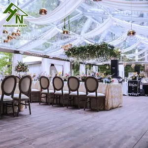 Premium A Frame Marquee Hochzeits feier Zelt für Veranstaltungen mit Bodentischen Stühle und Dekore