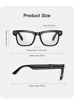 Lentes Inteligentes M08H con Grabación de Video 1080P, Asistente de Voz con IA, Resistencia al Agua IP68, Traducción en Tiempo Real y Llamadas Manos Libres