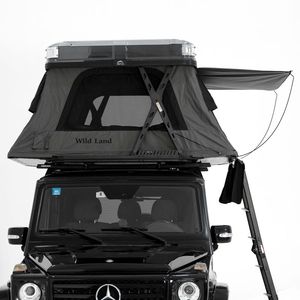 Tente de toit rigide automatique avec toit transparent Vue panoramique à 360° Télécommande sans fil pour camping en véhicule 4x4 - Product Image 4