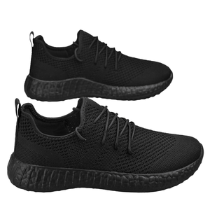 Mocassins de sport décontractés pour hommes, pour la marche en plein air, le jogging, les saisons d'hiver, de printemps et d'automne, respirants, en maille, semelle intérieure en PU jetable - Product Image 1