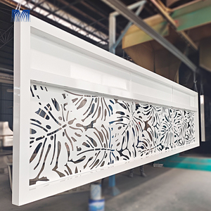 Clôture de jardin avant extérieure coulissante balançoire allée clôture treillis métal dernières conceptions principales décoratives porte en aluminium de <span class=keywords><strong>fer</strong></span> - Product Image 1