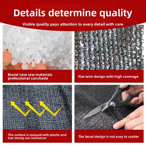 100% HDPE Hình Chữ Nhật Dệt Không Thấm Nước Bóng Râm Net Với UV Ổn Định Cho Phá Gió Và Tạo Không Gian Riêng Tư - Product Image 6
