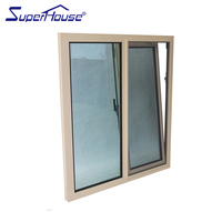 Ventanas Oscilobatientes de Aluminio con Doble Vidrio Templado, Resistentes a la Lluvia, de Buena Calidad Europea