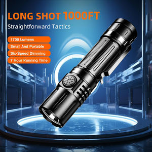 Alta calidad al por mayor 1700 Lumen A20 EDC portátil recargable Led potente Mini linterna - Product Image 3