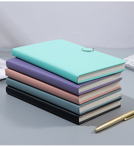 A5 pu leather Business quaderno personalizzato set di cancelleria regalo diario di Design semplice agenda in pelle con inserto in carta - Product Image 5
