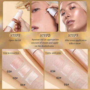 Resaltador corporal de Etiqueta Privada, cuerpo de cara de lujo, <span class=keywords><strong>bronceador</strong></span> brillante, brillo, brillo, diamante, fiesta, Club, Cosméticos veganos - Product Image 4