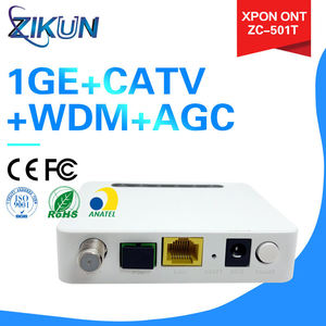 ZC-501T APC XPON ONT พร้อม 1GE RF FTTH และ WiFi CATV สำหรับเครือข่าย 5G ชนิดเชื่อมต่อ SC - Product Image 6
