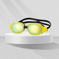 Lunettes de plongée sur ordonnance Myopie Élégantes Écologiques Silicone PC Étanches Anti-buée Haute définition Électro-plaquées