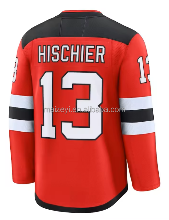 #13 Nico Hischier Rouge