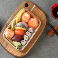 Barquettes alimentaires jetables en papier écologique pour la restauration à emporter, avec couvercles, pour burgers, poulet frit, frites, sushis, emballages alimentaires personnalisés en gros