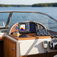 Détecteur de poissons intelligent FF918CS-WL avec sonar à écran couleur de 3,5 pouces, sonde FI193 en caoutchouc pour la pêche en mer et en eau tourbeuse