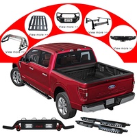 Barre de protection universelle pour pick-up en acier, barres de protection pour pick-up 4x4 avec feu stop pour Ford Hilux et modèles de véhicules personnalisables