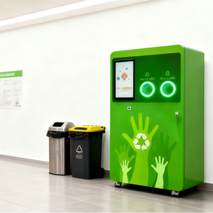 Distributeur automatique de recyclage le plus vendu sur le marché, utilisant une technologie entièrement automatique de pointe, peut recycler les bouteilles en plastique - Product Image 1