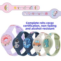 Bracelet en silicone étanche pour AirTag pour enfants, étui de protection mignon avec sangle réglable