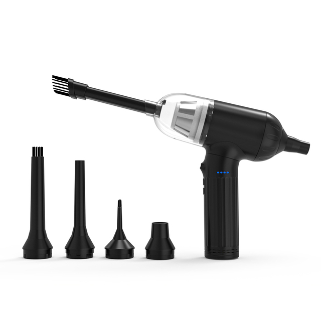 Brushless Motor Electric Cordless Portable Handheld Vacuum Cleaner Air Duster HEPA Filter Cyclone Tech for Keyboard PC Laptop