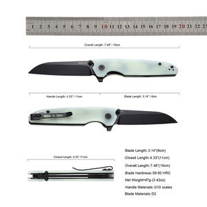 EMHTiiiナイフかわいいクリスマスギフトプロフェッショナル,高ドイツ戦術狩猟ポケットキャンプカスタマイズナイフ - Product Image 5