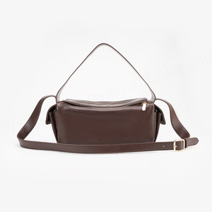 Sac à main de luxe pour femme, à une épaule, en PU avec fermeture éclair, doublure en polyester, style tendance - Product Image 5