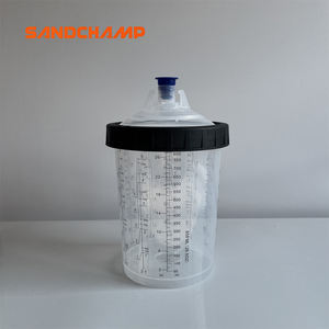 ถ้วยผสมสีพลาสติกแบบประหยัด ขนาด 400 มล. 650 มล. ระบบถ้วยสี <span class=keywords><strong>TPS</strong></span> 1.0 ถ้วยพ่นสี PPS - Product Image 3