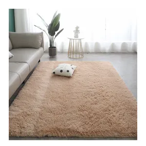 Factory wholesale pile shaggy carpet velvet 3d modern fluffy rug rags and carpets rugs living room large home decorative hotsale