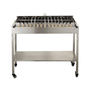 Grill italien <span class=keywords><strong>Arrosticini</strong></span> en acier inoxydable, <span class=keywords><strong>machine</strong></span> à brochettes au charbon de bois, barbecue Spiedini, <span class=keywords><strong>machine</strong></span> à kebab, longue cuisinière à barbecue pour brochettes de viande - Product Image 4