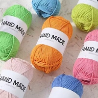 Grosir benang campuran tebal Medium empat lapis katun susu Combed DIY Kit Crochet untuk rajutan tangan tenun syal boneka penggunaan