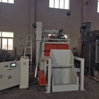 Máquina de granallado de pista eléctrica Nuevas características de la industria de fundición usada Componentes del núcleo del motor PLC