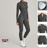 Combinaison de yoga à manches longues, une pièce, sexy, vêtements de sport pour femmes, vêtements de yoga pour femmes, nouveau body, vêtements de yoga pour femmes