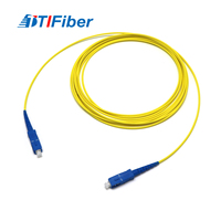 Cordons de raccordement fibre optique SC UPC - SC UPC FTTH monomode OS2 9/125μm LSZH