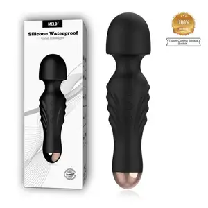 Portable 25 Modes Wand Massager Silicone Body Massager Vibrator Shoulder Back Massager Personal Health Care Sex Toys For Woman