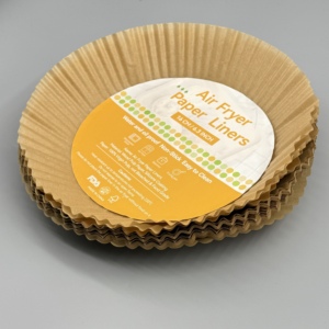 Papier sulfurisé double face en silicone pour friteuse à air, résistant à la chaleur, antiadhésif, résistant à la graisse, 36-42 g/m², pour friture à l'air, rôtissage, cuisson - Product Image 2