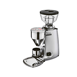 Moulin à café électronique Mazzer Silver 12 oz en acier inoxydable avec meules coniques, dosage entièrement automatique, contrôle de la dose, Plug-and-Play, usage commercial - Product Image 1