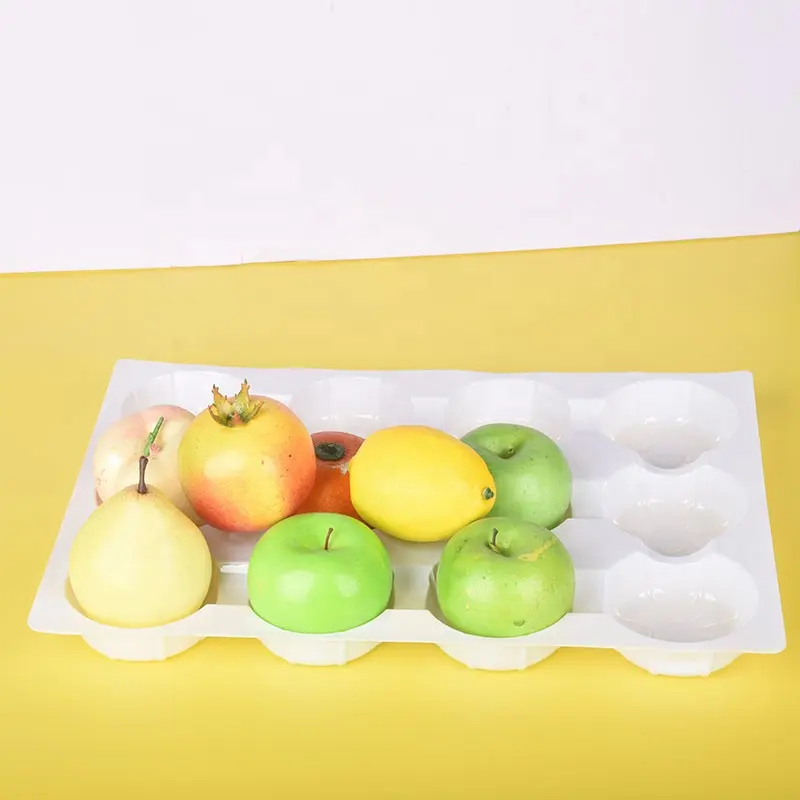 Пластиковая упаковка для фруктов под заказ, нижний лоток для супермаркетов