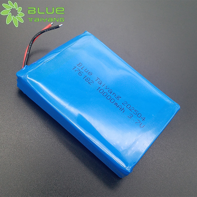 Customized Size 176182 2P1S Lipo Li Ion Battery  Lithium Power Pack 3.7v 10000mah ultra Slim Battery Pack Manufactur