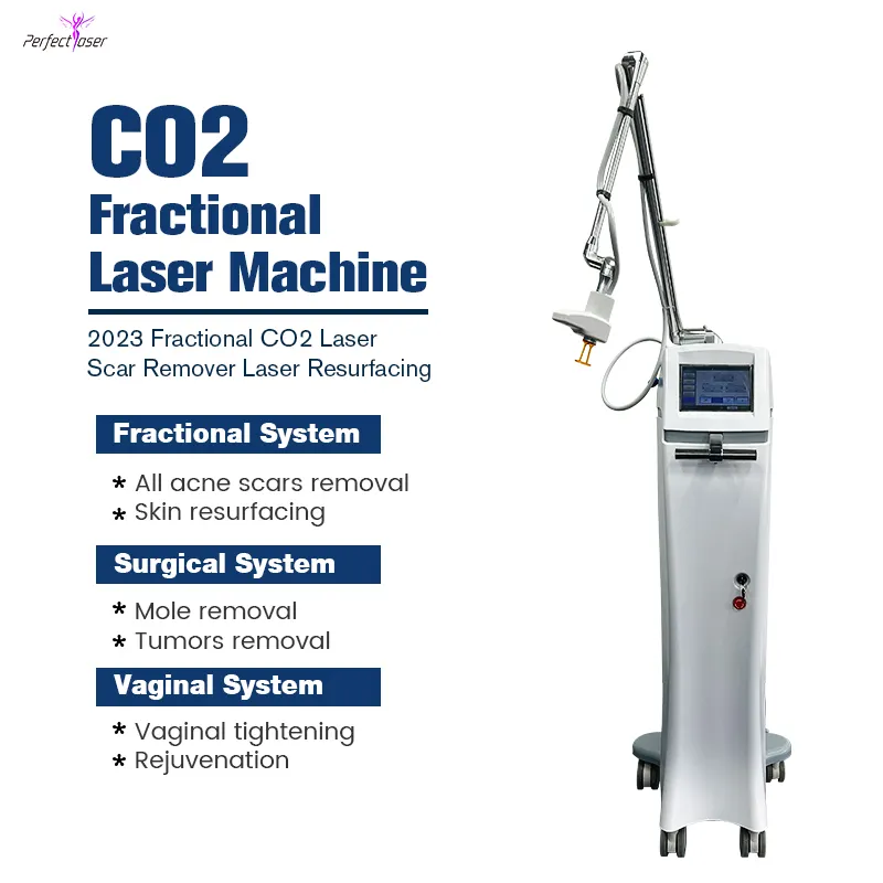 Ce Co2 fraksiyonel lazer cilt tamir makinesi yara izi kaldırma bakımı güzellik Rf fraksiyonel CO2 lazer makinesi