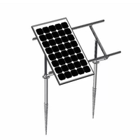 Pieu hélicoïdal en acier pour systèmes de montage solaire, épaisseur de lame 2-4 mm, galvanisé à chaud, longueur/diamètre personnalisés