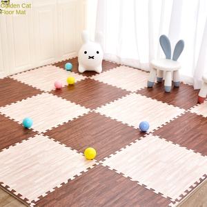 <span class=keywords><strong>Tapis</strong></span> de sol en <span class=keywords><strong>mousse</strong></span> de grain de bois de grande surface Anti-chute Tatami <span class=keywords><strong>tapis</strong></span> de sol domestique pour la chambre des enfants soulagement du Stress lapin - Product Image 4