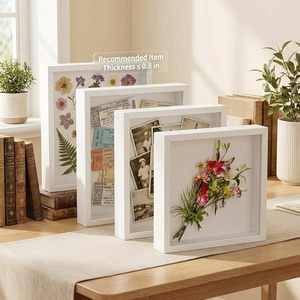 Wood Shadow Box <strong>Photo</strong> <strong>Frame</strong> 5x7" 8x10" A3/A4 New Arrival Creative <strong>Black</strong> with UV Glass-Multiple Sizes Eco-Friendly &amp; Durable - Product Image 5